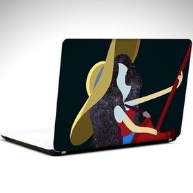 Dekolata Gitar 37x26 cm Laptop Sticker
