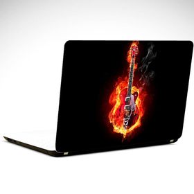 Dekolata Gitar Ateş 35x26 cm Laptop Sticker