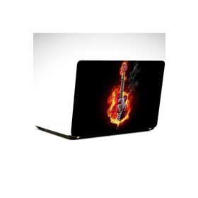 Dekolata Gitar Ateş 38x27 cm Laptop Sticker