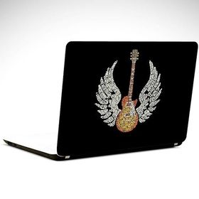 Dekolata Gitar Kanatlar 34x24 cm Laptop Sticker