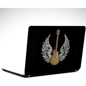 Dekolata Gitar Kanatlar 35x26 cm Laptop Sticker