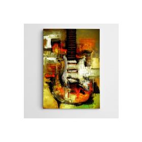 Dekolata Gitar Modern Sanat 70x100 cm Kanvas Tablo