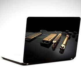 Dekolata Gitar Siyah 40.5x27 cm Laptop Sticker