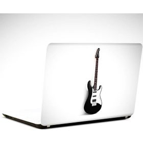 Dekolata Gitar Siyah Beyaz 35x26 cm Laptop Sticker
