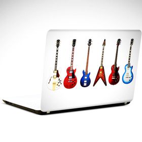 Dekolata Gitarlar 25x19 cm Laptop Sticker