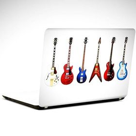Dekolata Gitarlar 25x19 cm Laptop Sticker