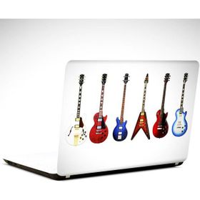 Dekolata Gitarlar 37x26 cm Laptop Sticker