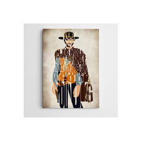 Dekolata God Bad Ugly 35x50 cm Kanvas Tablo