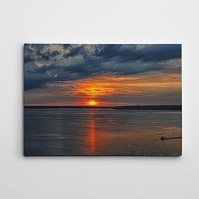 Dekolata Gün Batımı 70x100 cm Kanvas Tablo