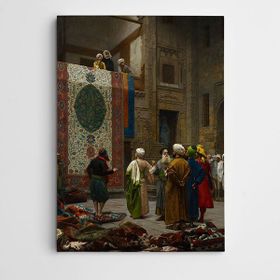 Dekolata Halı Tüccarı 20x30 cm Kanvas Tablo