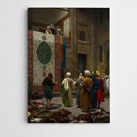 Dekolata Halı Tüccarı 40x60 cm Kanvas Tablo
