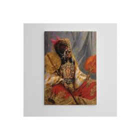 Dekolata Hintli Prenses 60x85 cm Kanvas Tablo