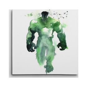 Dekolata Hulk Kare 50x50 cm Kanvas Tablo