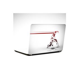 Dekolata Iron Man Beyaz 25x19 cm Laptop Sticker