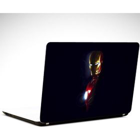 Dekolata Iron Man Siyah 25x19 cm Laptop Sticker