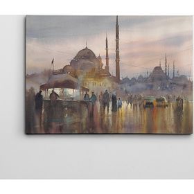 Dekolata İstanbul Alacakaranlık 50x70 cm Kanvas Tablo