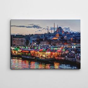 Dekolata İstanbul Renkli 35x50 cm Kanvas Tablo