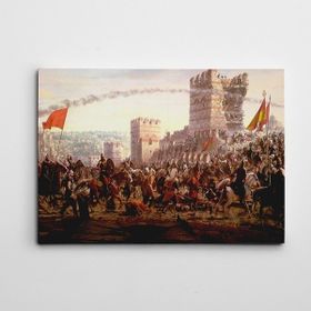Dekolata İstanbulun Fethi 140x200 cm Kanvas Tablo