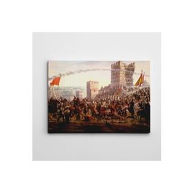 Dekolata İstanbulun Fethi 140x200 cm Kanvas Tablo