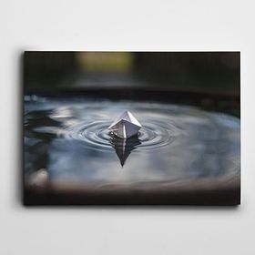 Dekolata Kağıt Gemi 70x100 cm Kanvas Tablo
