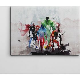 Dekolata Kahramanlar 50x70 cm Kanvas Tablo