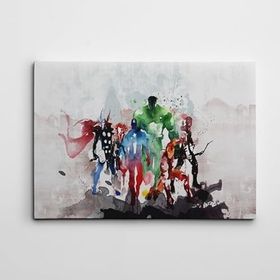 Dekolata Kahramanlar 70x100 cm Kanvas Tablo