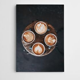 Dekolata Kahve Bardakları 40x60 cm Kanvas Tablo