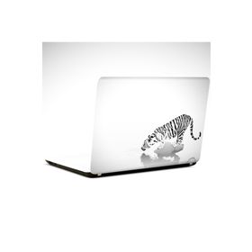 Dekolata Kaplan Siyah Beyaz 38x27 cm Laptop Sticker