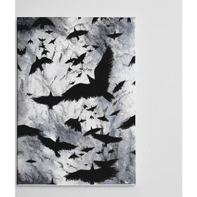Dekolata Kargalar 40x60 cm Kanvas Tablo