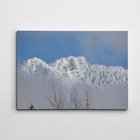 Dekolata Karlı Dağ 40x60 cm Kanvas Tablo