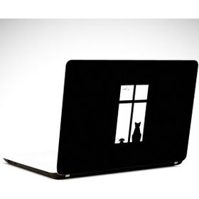Dekolata Kedi ve Fare 40.5x27 cm Laptop Sticker