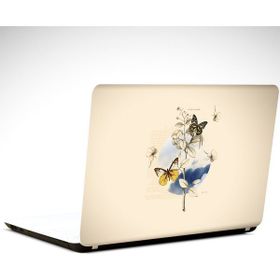 Dekolata Kelebek Vintage 25x19 cm Laptop Sticker