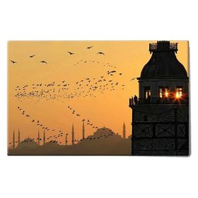 Dekolata Kız Kulesi 40x60 cm Kanvas Tablo