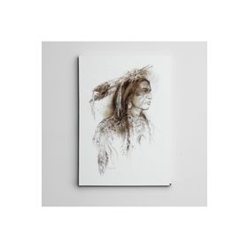 Dekolata Kızılderili Mini 100x140 cm Kanvas Tablo