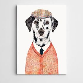 Dekolata Köpek Modern Sanat 60x85 cm Kanvas Tablo