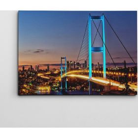 Dekolata Köprü Işıklı 70x100 cm Kanvas Tablo