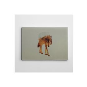Dekolata Kurt ve Ağaç 50x70 cm Kanvas Tablo