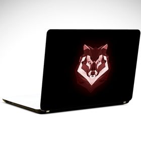 Dekolata Kurt ve Tilki 35x26 cm Laptop Sticker