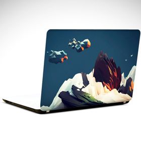 Dekolata Kuşlar Low Poly 38x27 cm Laptop Sticker