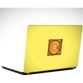 Dekolata Kütük ve Pikap Minimal 25x19 cm Laptop Sticker