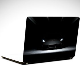 Dekolata Lamborghini Siyah 34x24 cm Laptop Sticker