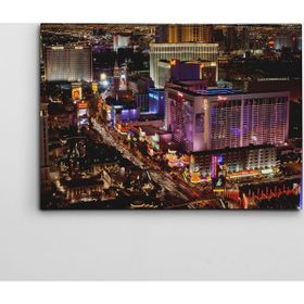 Dekolata Las Vegas 3 40x60 cm Kanvas Tablo