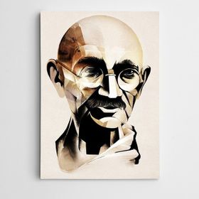 Dekolata Mahatma Gandhi 25x35 cm Kanvas Tablo