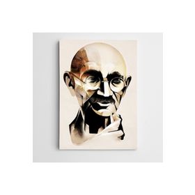 Dekolata Mahatma Gandhi 50x70 cm Kanvas Tablo