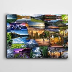 Dekolata Manzara Resimleri 60x85 cm Kanvas Tablo