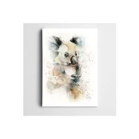 Dekolata Mavi Sakızlı Koala 30x40 cm Kanvas Tablo