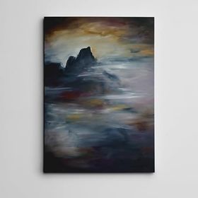 Dekolata Mistik Dağ Mini 40x60 cm Kanvas Tablo