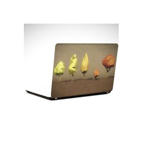 Dekolata Modern Ağaçlar 38x27 cm Laptop Sticker