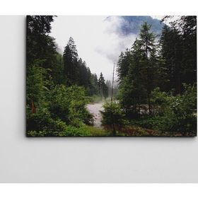 Dekolata Nehir ve Orman 40x60 cm Kanvas Tablo