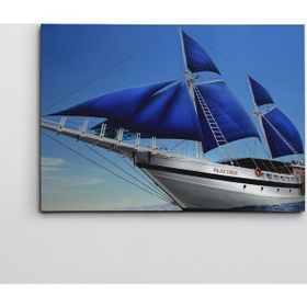 Dekolata Okyanusta Yekenli 40x60 cm Kanvas Tablo
